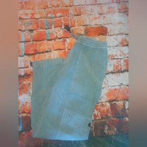 Free People Women's Size XS Light Blue Drawstring Cargo Pants